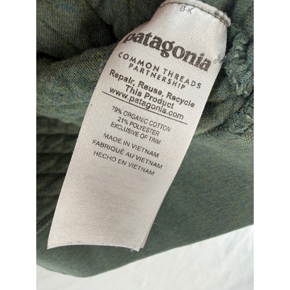 Patagonia Womens Cotton Quilt Snap-T Pullover Green Teal 25281 SP17 Small - Picture 3 of 8